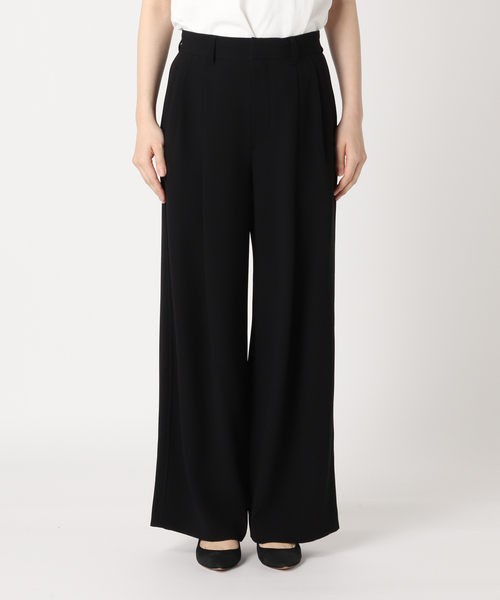 ２タックワイドバギーフレアスラックス Camphorwood（専売） 2tuck wide baggy slacks / 2タックワイドバギーフレア