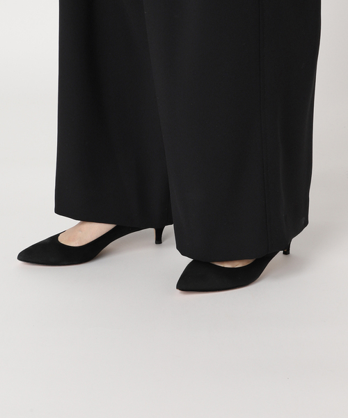 Spick & Span（スピックアンドスパン）の「《追加》シルキードレープ2タックワイドパンツ（スラックス・レディース・チャコールグレー/ブラック・34/36/38/40）」の20枚目の写真