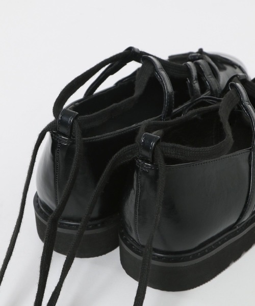 niko and...（ニコアンド）の「オリジナルギリーロングレースシューズ（バレエシューズ・レディース・グレー/ブラック・LARGE/MEDIUM）」の11枚目の写真