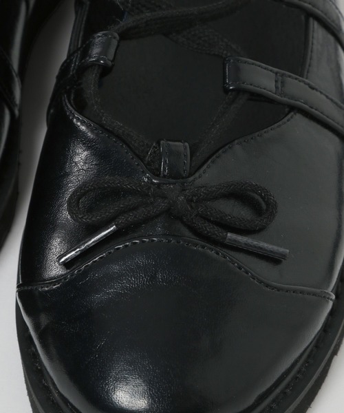 niko and...（ニコアンド）の「オリジナルギリーロングレースシューズ（バレエシューズ・レディース・グレー/ブラック・LARGE/MEDIUM）」の13枚目の写真