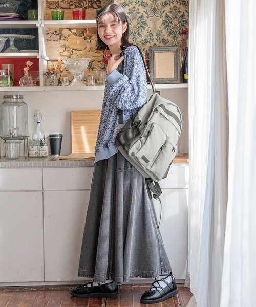 niko and...（ニコアンド）の「オリジナルギリーロングレースシューズ（バレエシューズ・レディース・グレー/ブラック・LARGE/MEDIUM）」の18枚目の写真