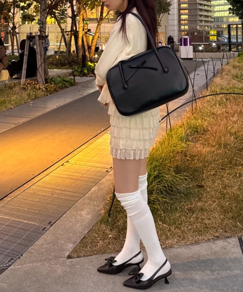 FOREVER 21（フォーエバー トゥエンティーワン）の「【2025SS】2WAYリボンミュール（サンダル・レディース・ブラック/ホワイト/ブラウン・MEDIUM/LARGE）」の21枚目の写真