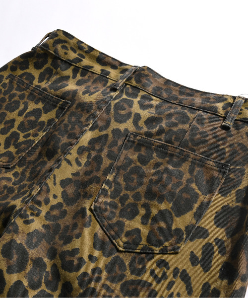 セール】【neos】ルーズシルエット 総柄 レオパード アニマル プリント