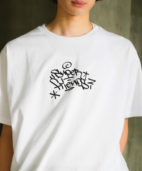 RVCA メンズ 【SUPER FRIENDS】 BLANK HOODIE パーカー/ルーカフリーハンドロゴルーズシルエット半袖Tシャツ（Tシャツ/カットソー）｜RVCA（ルーカ）