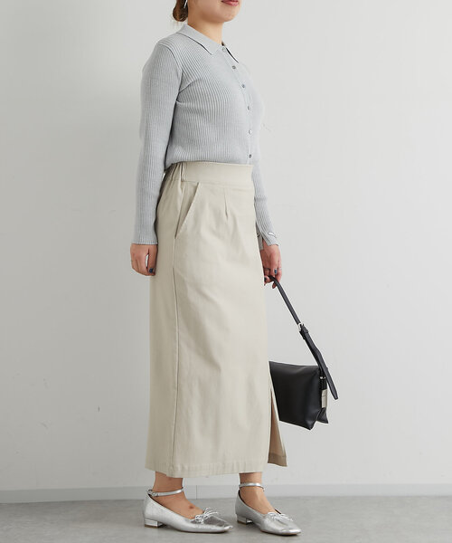 un dix cors（アンディコール）の「襟付きリブカーディガン（カーディガン/ボレロ・レディース・レッド/グレー/ブラック・FREE）」の22枚目の写真