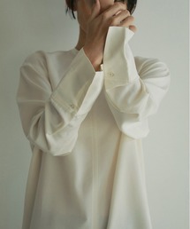 anuke Satin Over Shirts ＋ スカーフ anuke Satin Over Shirts ＋ スカーフ