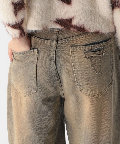 FOREVER 21（フォーエバー トゥエンティーワン）の「【2025SS】オーバーダイスーパーダメージデニム（デニムパンツ・レディース・ブルー・MEDIUM/LARGE）」の14枚目の写真