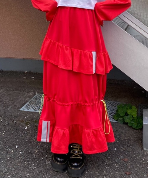 Candy Stripper（キャンディストリッパー）の「FRILL MESH JERSEY