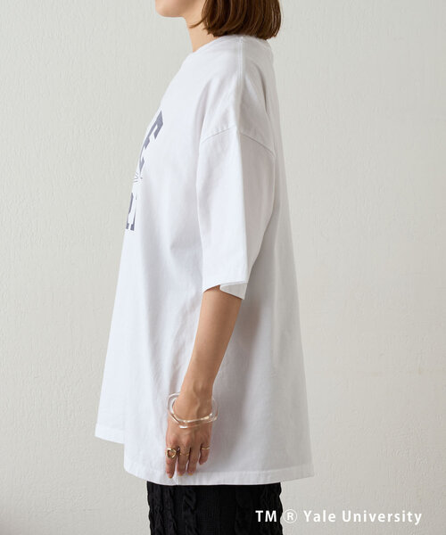 SHENERY（シーナリー）の「【GOOD ROCK SPEED】college Tee（Tシャツ/カットソー・レディース・ホワイト/チャコールグレー・FREE）」の20枚目の写真