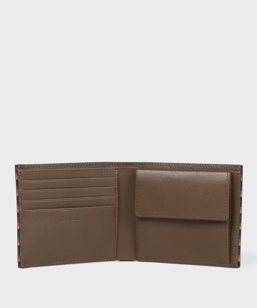 ブライトストライプトリム 2つ折り財布 【813005 P846CA】（財布