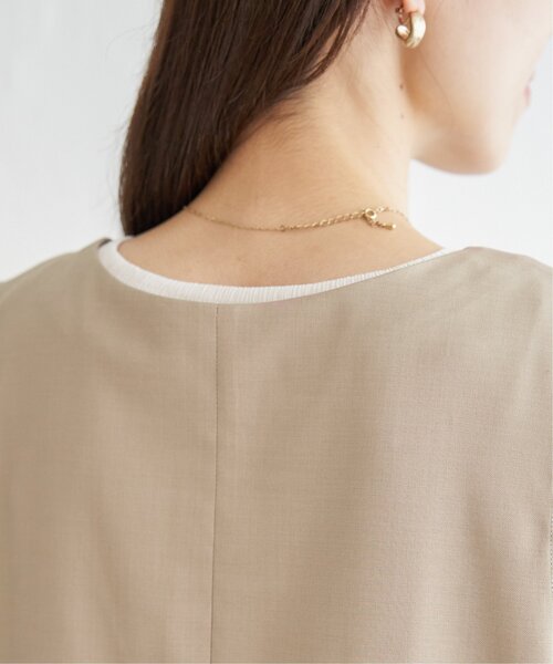 ikka（イッカ）の「【2点セット】ジャンパースカートセット（ジャンパースカート・レディース・ベージュ/ブラック・M/L/S）」の14枚目の写真