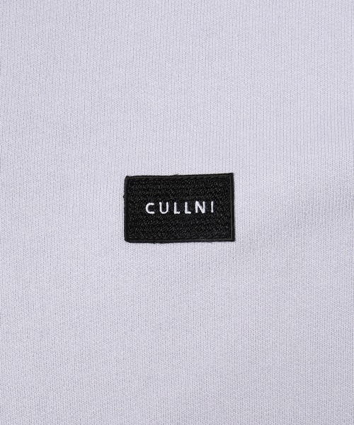CULLNI（クルニ）の「French Terry Embroidery Patch Hoodie（パーカー・メンズ・ブラック/スモーキーグリーン系/ブルーグリーン/ライトパープル/ホワイト・0/1/2）」の10枚目の写真