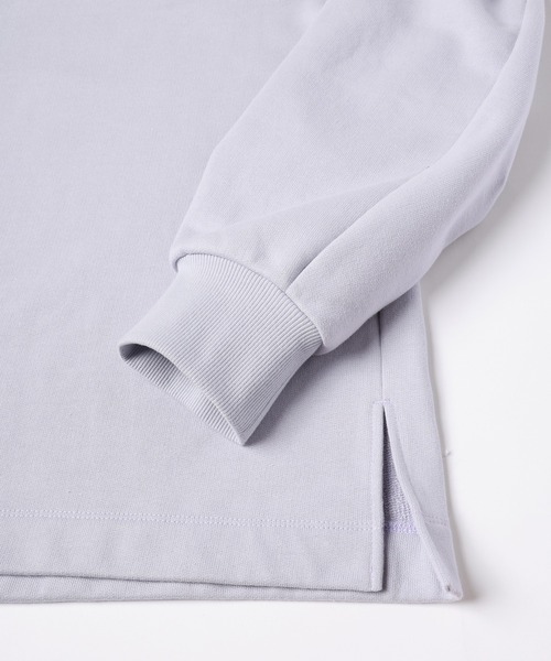 CULLNI（クルニ）の「French Terry Embroidery Patch Hoodie（パーカー・メンズ・ブラック/スモーキーグリーン系/ブルーグリーン/ライトパープル/ホワイト・0/1/2）」の11枚目の写真