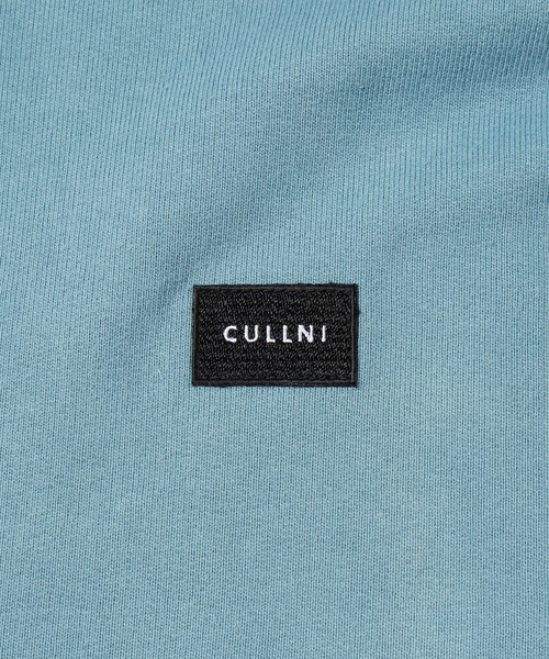 CULLNI（クルニ）の「French Terry Embroidery Patch Hoodie（パーカー・メンズ・ブラック/スモーキーグリーン系/ブルーグリーン/ライトパープル/ホワイト・0/1/2）」の15枚目の写真