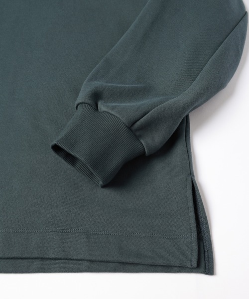 CULLNI（クルニ）の「French Terry Embroidery Patch Hoodie（パーカー・メンズ・ブラック/スモーキーグリーン系/ブルーグリーン/ライトパープル/ホワイト・0/1/2）」の7枚目の写真