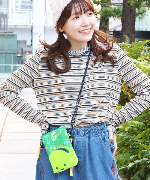 チチカカ（チチカカ）の「「ミーノ」コラボレーションスマホショルダー（ショルダーバッグ・レディース・イエロー/グリーン・FREE）」の4枚目の写真