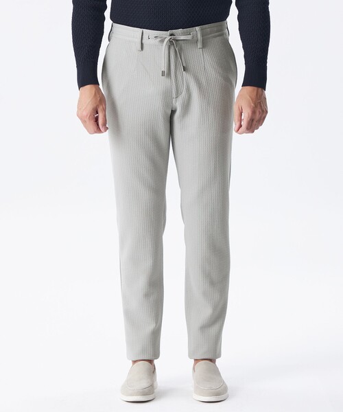 EPOCA UOMO(エポカウォモ)の「*Safari5月号掲載*ウェーブワッフルパンツ(その他パンツ・メンズ・ライトグレー/ダークネイビー/ブラック・48/46)」の14枚目の写真