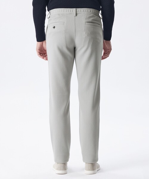 EPOCA UOMO(エポカウォモ)の「*Safari5月号掲載*ウェーブワッフルパンツ(その他パンツ・メンズ・ライトグレー/ダークネイビー/ブラック・48/46)」の4枚目の写真