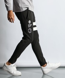 The DUFFER of ST.GEORGE | 〔BLACK LABEL〕"SORONA" ATHLETIC SLIM PANTS：セットアップ ダンボールニット スリムパンツ(スウェットパンツ)