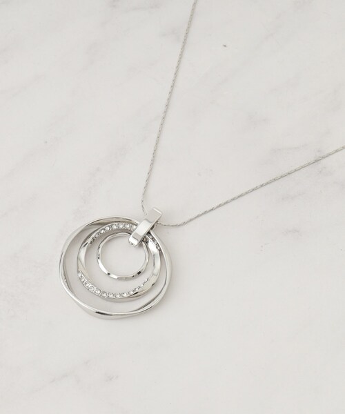 SHOO・LA・RUE(シューラルー)の「【カスタム】キラキラ月の輪ネックレス(ネックレス・レディース・ピンクゴールド/シルバー/ゴールド・00)」の1枚目の写真