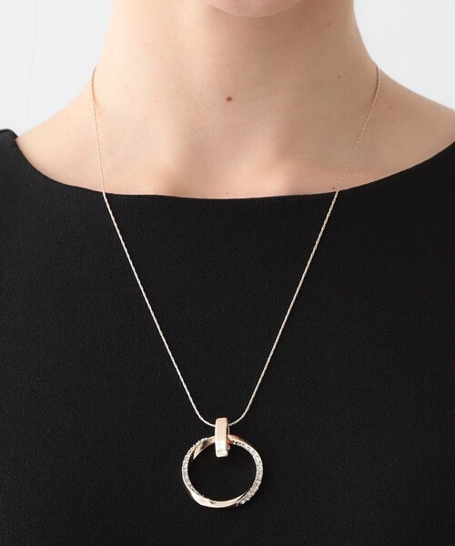 SHOO・LA・RUE(シューラルー)の「【カスタム】キラキラ月の輪ネックレス(ネックレス・レディース・ピンクゴールド/シルバー/ゴールド・00)」の9枚目の写真