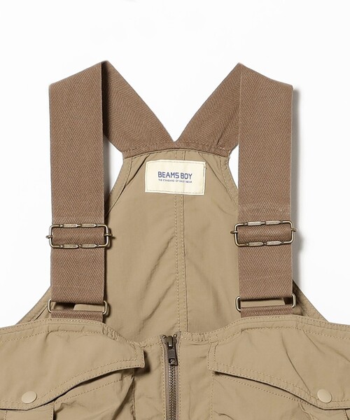 BEAMS BOY/ナイロン フィッシング ベスト アレンジ ワンピース BEAMS BOY（ビームス ボーイ）ナイロン フィッシング ベスト