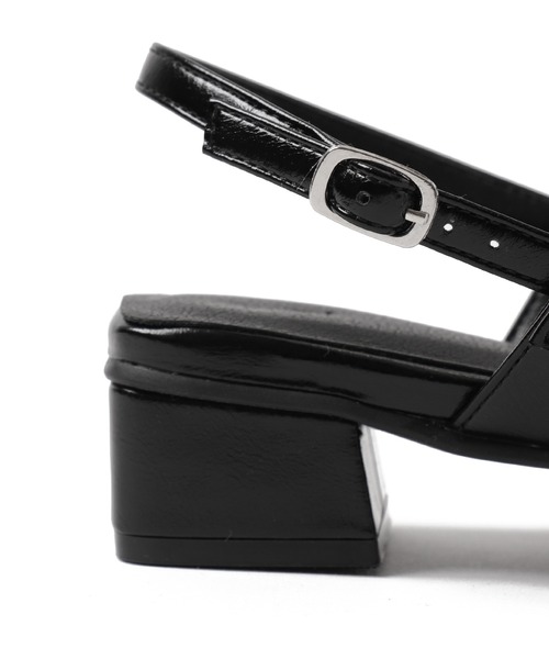 WEGO（ウィゴー）の「WEGO/【25年春夏新作】ダブルリボンポインテッドシューズ（パンプス・レディース・ブラウン/ブラック・MEDIUM/LARGE）」の9枚目の写真