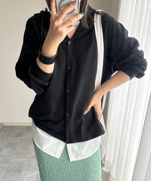 aquagarage（アクアガレージ）の「選べる3タイプの裾付きタンクトップ/キャミソール（タンクトップ・レディース・ホワイト系その他6/ブルー系その他3/ホワイト系その他5/ブルー系その他2/グレー系その他/ブラック系その他2/ブラック系その他5/ホワイト系その他4/ホワイト系その他2/ブラック系その他/ブラック系その他3/ブルー系その他/ブラック系その他4/ホワイト/ブラック系その他6/ホワイト系その他/ホワイト系その他3/オフホワイト/Off White・M/L/LL）」の5枚目の写真