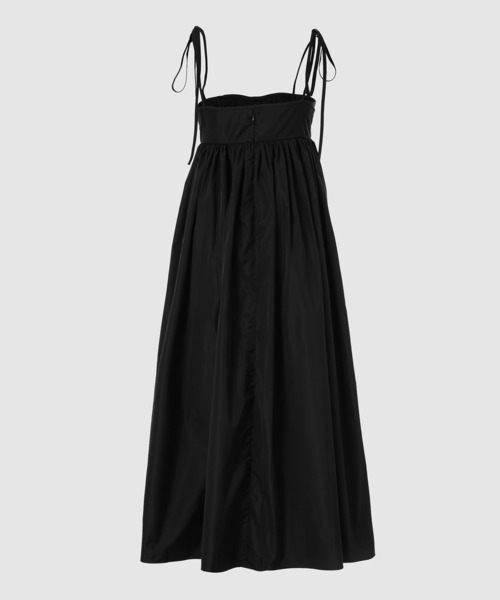 CECILIE BAHNSEN（セシリー バンセン）の「RALETTE DRESS WITH GATHERED SKIRT（ドレス・レディース・ブラック・6/8）」の4枚目の写真