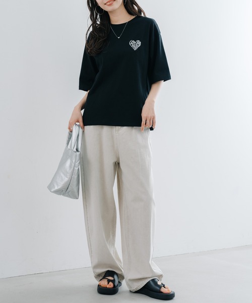 refinedworks（リファインドワークス）の「【refinedworks】 硫化染め した キャンパス生地 の カーブパンツ（その他パンツ・レディース・グレイッシュベージュ/ブルー・FREE）」の14枚目の写真