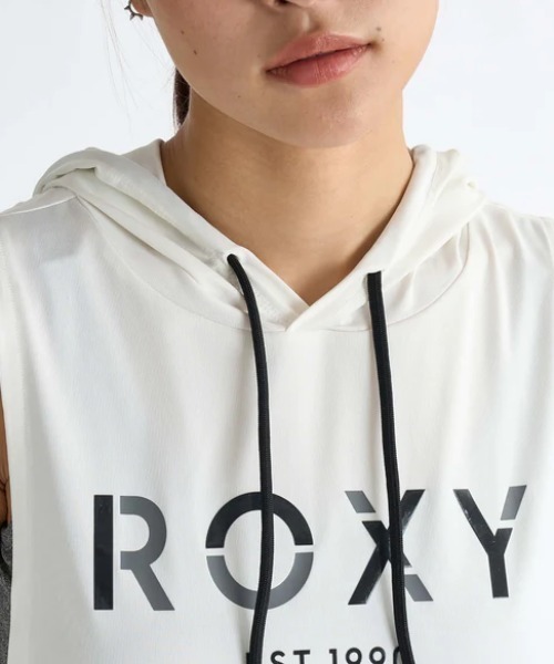 ROXY（ロキシー）の「DRIVE ALIVE /ロキシーフロントプリントフード付きタンクトップ（タンクトップ・レディース・ホワイト/ブラック/ミント・LARGE/SMALL/MEDIUM）」の4枚目の写真