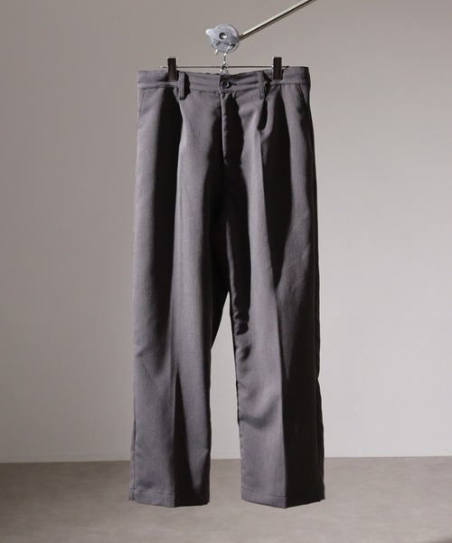 SUGGESTION(サジェッション)の「Wide slacks / ワイドスラックスパンツ unisex(スラックス・メンズ・ネイビー/グレー/ブラック/ブルーグレー・L/M)」の1枚目の写真