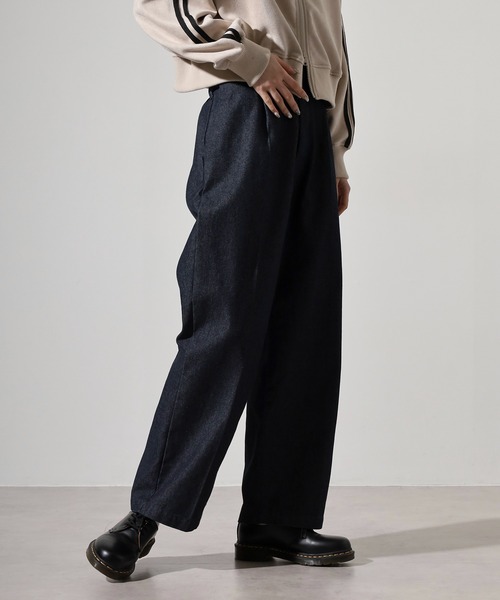 SUGGESTION(サジェッション)の「Wide slacks / ワイドスラックスパンツ unisex(スラックス・メンズ・ネイビー/グレー/ブラック/ブルーグレー・L/M)」の20枚目の写真