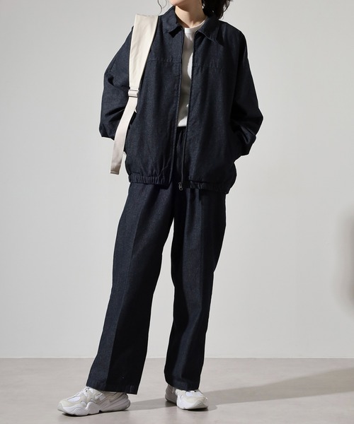 SUGGESTION(サジェッション)の「Wide slacks / ワイドスラックスパンツ unisex(スラックス・メンズ・ネイビー/グレー/ブラック/ブルーグレー・L/M)」の22枚目の写真