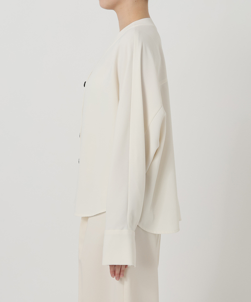 追加2》エステルダブルクロスカーデブラウス（シャツ/ブラウス