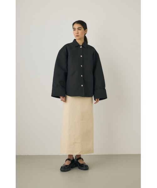 M_（エムアンダーバー）の「【M_】OGC QUILTING スカート（スカート・レディース・アイボリー/ブラック・1/2）」の7枚目の写真