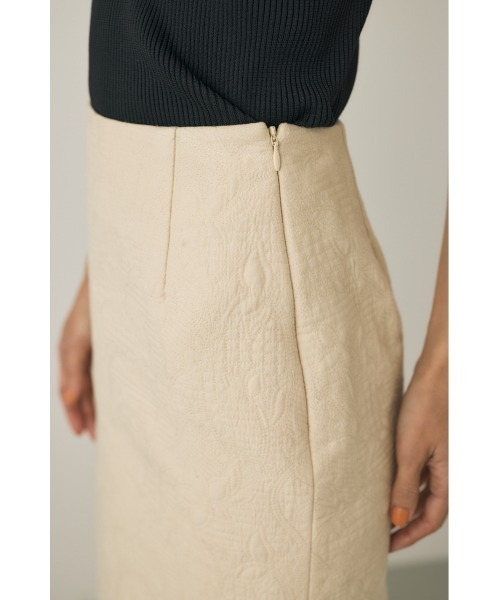 M_（エムアンダーバー）の「【M_】OGC QUILTING スカート（スカート・レディース・アイボリー/ブラック・1/2）」の15枚目の写真