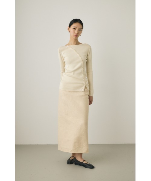 M_（エムアンダーバー）の「【M_】OGC QUILTING スカート（スカート・レディース・アイボリー/ブラック・1/2）」の21枚目の写真