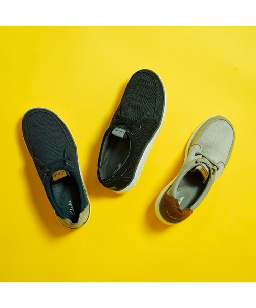 Clarks（クラークス）の「RelaxLite Lace / リラックスライトレース（サンドテキスタイル）（スニーカー・メンズ・サンドベージュ・UK10/UK7/UK8/UK9/UK6/UK6.5/UK7.5/UK8.5/UK9.5）」の5枚目の写真