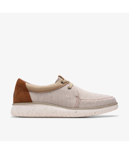 Clarks（クラークス）の「RelaxLite Lace / リラックスライトレース（サンドテキスタイル）（スニーカー・メンズ・サンドベージュ・UK10/UK7/UK8/UK9/UK6/UK6.5/UK7.5/UK8.5/UK9.5）」の6枚目の写真