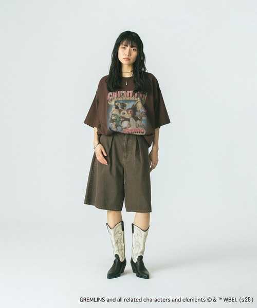 ROSE BUD（ローズバッド）の「【WEB・一部店舗限定/ROSE BUD LIMITED】GREMLINS  BIG TEE（Tシャツ/カットソー・レディース・ブラウン/ホワイト/グレー・ONE SIZE）」の4枚目の写真