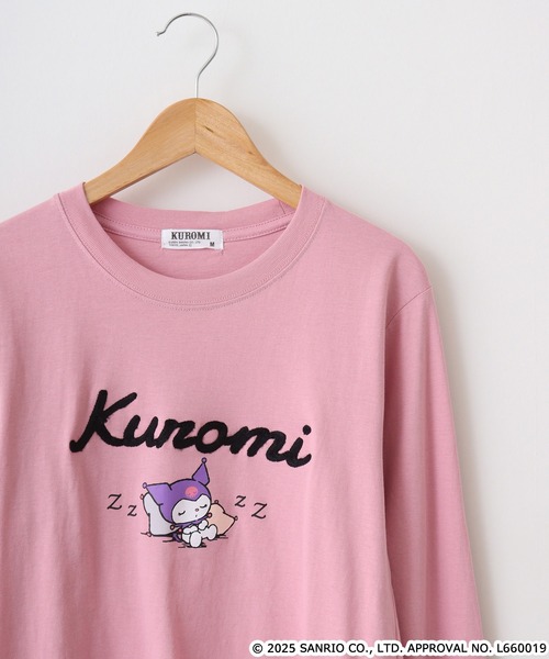 sanrio(サンリオ)の「サンリオキャラクターズ デザインロンT(Tシャツ/カットソー・メンズ・ホワイト/チャコールグレー/ブラック/ネイビー/ブルーグレー/ラベンダー/ライトカーキ/オートミール/ローズ/レモンイエロー/チャコール/ホワイト系/ブラック系/ブラック系1/アイボリー系/アイボリー系1・LL/M/L)」の16枚目の写真