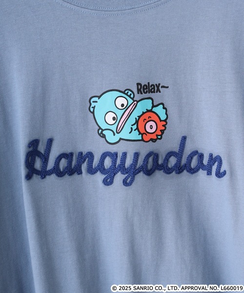 sanrio(サンリオ)の「サンリオキャラクターズ デザインロンT(Tシャツ/カットソー・メンズ・ホワイト/チャコールグレー/ブラック/ネイビー/ブルーグレー/ラベンダー/ライトカーキ/オートミール/ローズ/レモンイエロー/チャコール/ホワイト系/ブラック系/ブラック系1/アイボリー系/アイボリー系1・LL/M/L)」の20枚目の写真
