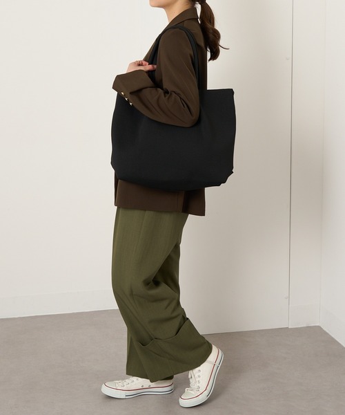 ROOTOTE(ルートート)の「【ROOTOTE】トートバッグ LT.ミディアム.ルフル-B ※(トートバッグ・レディース・ブラック/ベージュ/グレー/アイボリー・FREE)」の10枚目の写真