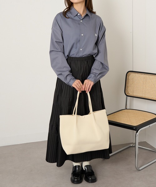 ROOTOTE(ルートート)の「【ROOTOTE】トートバッグ LT.ミディアム.ルフル-B ※(トートバッグ・レディース・ブラック/ベージュ/グレー/アイボリー・FREE)」の14枚目の写真