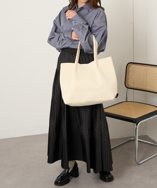 ROOTOTE(ルートート)の「【ROOTOTE】トートバッグ LT.ミディアム.ルフル-B ※(トートバッグ・レディース・ブラック/ベージュ/グレー/アイボリー・FREE)」の15枚目の写真