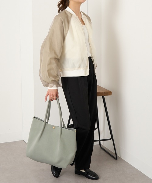 ROOTOTE(ルートート)の「【ROOTOTE】トートバッグ LT.ミディアム.ルフル-B ※(トートバッグ・レディース・ブラック/ベージュ/グレー/アイボリー・FREE)」の21枚目の写真