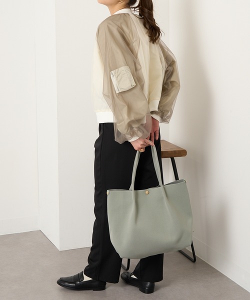 ROOTOTE(ルートート)の「【ROOTOTE】トートバッグ LT.ミディアム.ルフル-B ※(トートバッグ・レディース・ブラック/ベージュ/グレー/アイボリー・FREE)」の22枚目の写真