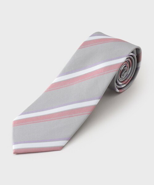 THE SHOP TK （ザ ショップ ティーケー ）の「ストラップ柄ネクタイ ヘリンボン／レジメンタル（ネクタイ・メンズ・ベージュ系2/ピンク/ブルー系2/ピンク系その他/グレー系4/ネイビー系5・00）」の2枚目の写真