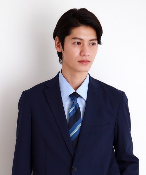 THE SHOP TK （ザ ショップ ティーケー ）の「ストラップ柄ネクタイ ヘリンボン／レジメンタル（ネクタイ・メンズ・ベージュ系2/ピンク/ブルー系2/ピンク系その他/グレー系4/ネイビー系5・00）」の5枚目の写真